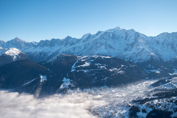 Haute Savoie : en montgolfière vue sur le Mont Blanc 2