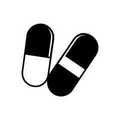 Capsule Vector Icon Illustration