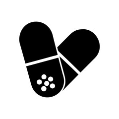 Capsule Vector Icon Illustration