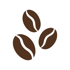 Coffee Beans Vector Icon Illustration. Cafe Drink Symbol