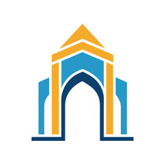 arch logo design vector illustration