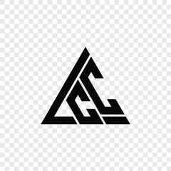 78 a logo  geometric letter triangle alphabet educational word L C C