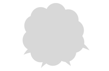 もくもく吹き出し