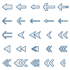 イラスト素材：いろいろ矢印イラストセット	
