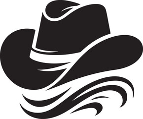 Minimalist Cowboy Hat Vector
