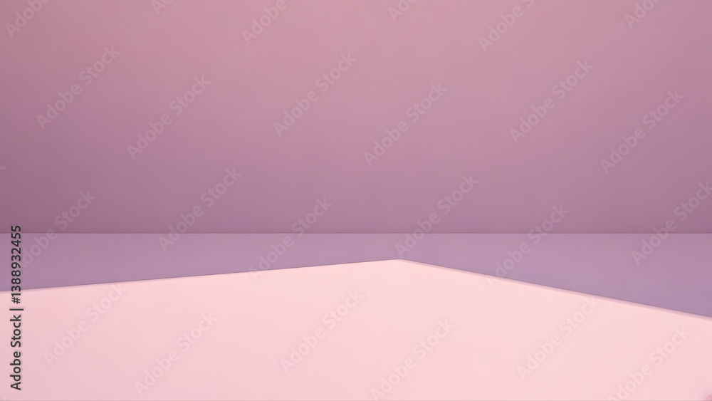 Aufkleber soft pastel pink gradient shadow background with minimalist texture, seamless abstract pattern for r