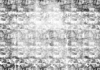 Abstract grunge black and white distressed texture background, Isolated on transparent background, PNG	
