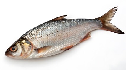 Fototapeta premium Fish on white background