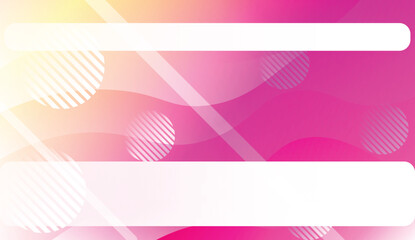 Obraz premium Blurred Decorative Design In Abstract Style With Wave, Curve Lines, Circle, Space for Text. Fluid shapes composition. For Design Flyer, Banner, Landing Page. Vector Illustration