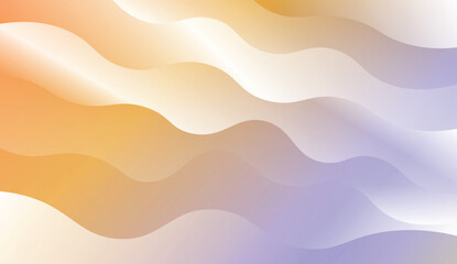 Modern Waves. Futuristic Technology Style Background. Design For Your Header Page, Ad, Poster, Banner. Vector Illustration with Color Gradient.