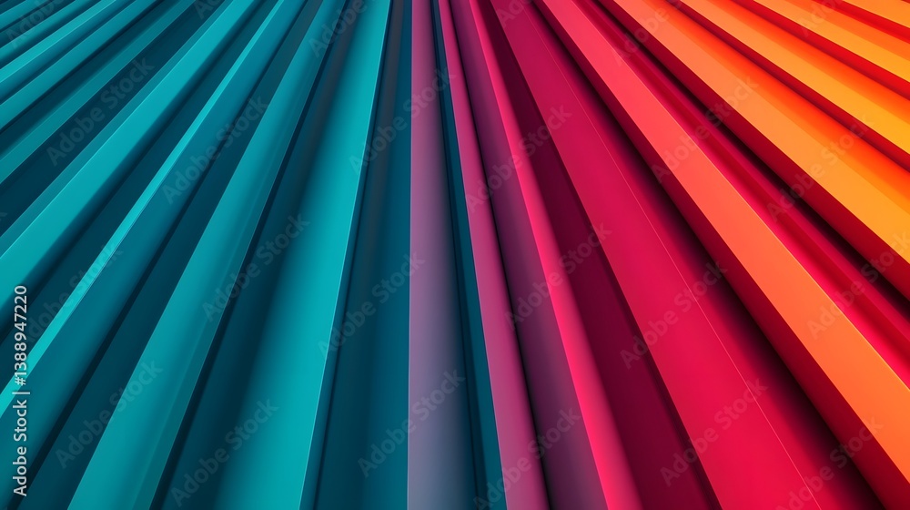 Poster vibrant minimal abstract gradient with clean geometric lines for modern digital design