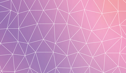 Modern elegant background with polygonal elements. For your business, presentation, fashion print. Vector illustration. Creative gradient color.