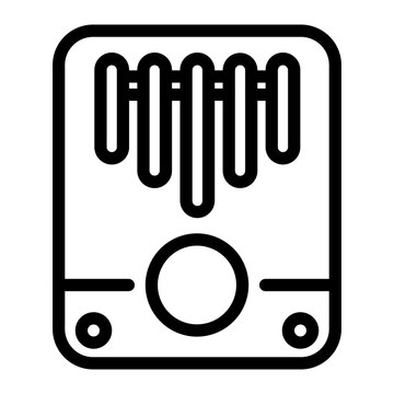 This Kalimba icon is suitable for Africa, Africa Day, etc