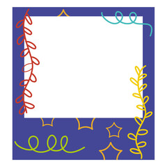 Polaroid abstract background with place for your text