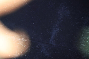 Noise scratch with glitch. Old film grain. Gray blue red light leaks color vintage dust grain texture analog tv defect stained grungy texture retro grunge abstract background.