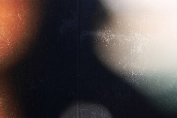 Noise scratch with glitch. Old film grain. Gray blue red light leaks color vintage dust grain...