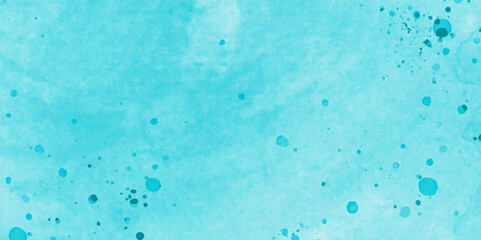 Bright Blue watercolor vector background, watercolor drawing on a paper image, hand paint square stain backdrop.