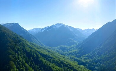 Fototapeta premium mountains in the mountains