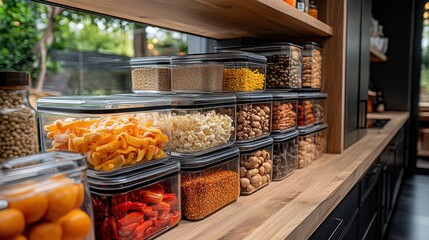 Modern Pantry Organization: Realistic Futuristic Home Decor