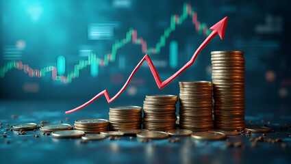 Visualize Trade Deficits: Economic Policies, Market Imbalances & Financial Trends in International Trade Conflicts - Professional Photo Stock Concept
