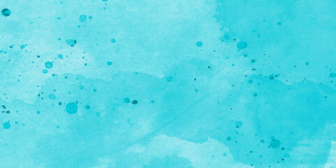 Bright Blue watercolor vector background, watercolor drawing on a paper image, hand paint square stain backdrop.