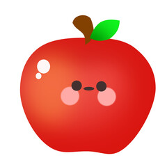 red apple cartoon