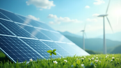 Leading governmental clean energy policies create innovative frameworks that boost renewable energy adoption, enhancing sustainability in Photo Stock.