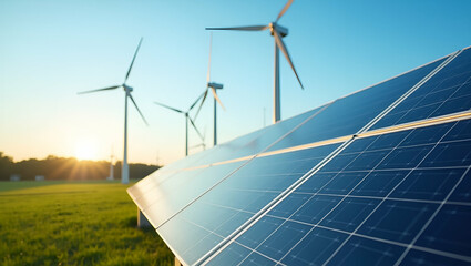 Leading Governmental Clean Energy Policies: Accelerating Renewable Energy Adoption and Innovation through Progressive Regulatory Frameworks and Sustainable Initiatives in Photo Stock