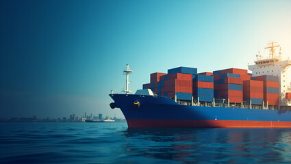 Assessing Trade Wars: Impact on Logistics Efficiency, International Shipping Challenges, and Regulatory Changes in Global Transport - Photo Stock Concept