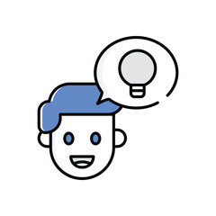 Creativity   Vector icon