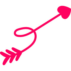 Handrawn Love Arrow