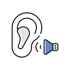 Active Listening  Vector icon