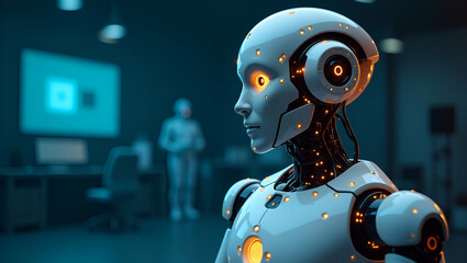 Revolutionizing Robotics: How Machine Learning and AI Algorithms Create Autonomous Systems for Diverse Tasks in Photo Stock Concepts