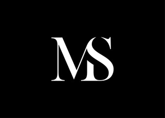 Luxury MS letter mark