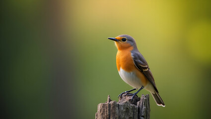 Fototapeta premium Engaging Birdwatching in May: Explore Avian Diversity with Macro Photography Techniques Amidst Stunning Natural Backdrops for Enthusiasts Seeking Immersive Wildlife Encounters