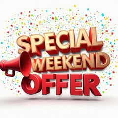 Special Weekend Offer Sale Banner for Flash Discount Promotions