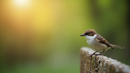 Fototapeta premium Explore dynamic birdwatching in May with refined macro photography, celebrating avian diversity and immersive wildlife encounters in pristine settings.