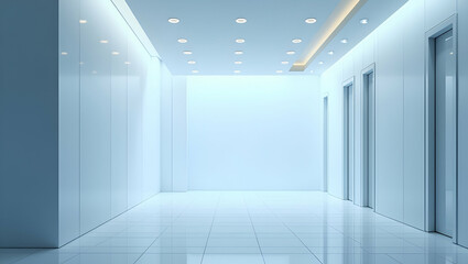 Fototapeta premium Futuristic Minimalist Wallpaper Design: High Clarity Digital Renderings of Fintech Remittance Systems & Secure Global Money Transfer Networks with Expansive Empty Space