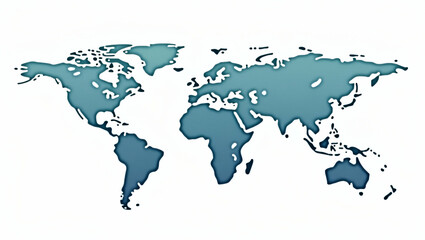 Explore a flat refined digital visualization of future global commerce, showcasing innovative trade practices and transformative supply chains.