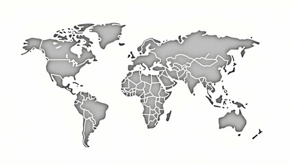 Obraz premium Elegant Abstract Global Motifs in Flat Wallpaper Design for Genetic Ancestry Testing: Clarity and Negative Space for Lineage, Ethnicity, and Heritage Exploration