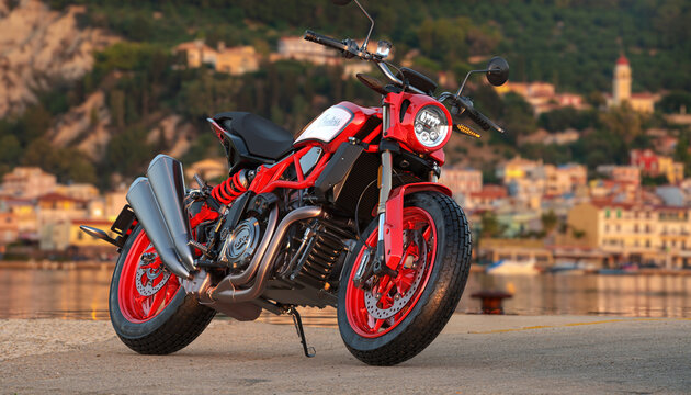 The Indian FTR 1200S is a street tracker, or flat track motorcycle for the street, manufactured by the American brand Indian Motorcycle.