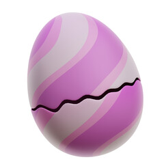 Easter Egg Crack 3D icon