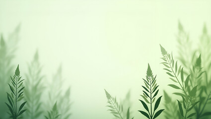 Elegant Agricultural Biotechnology Backdrop: Showcasing Crop Productivity, Food Security, and Eco-Friendly Practices with Faint Plant Graphics and Generous Negative Space