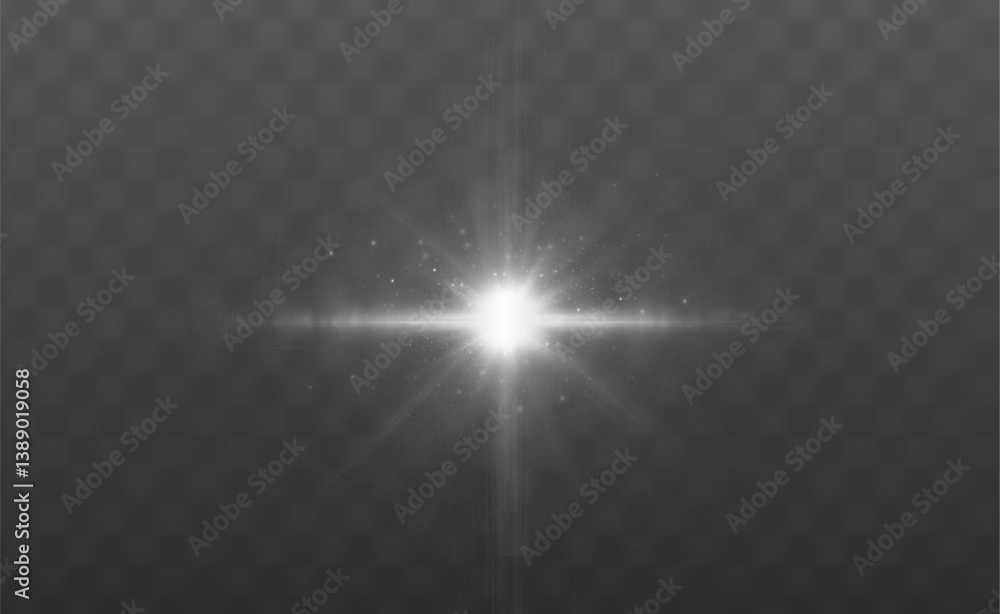 Poster vibrant glowing texture with magical flares, sparkles, and festive elements. this abstract vector de