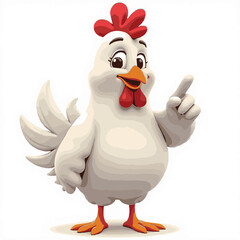 cartoon funny chicken 