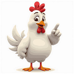 cartoon funny chicken 