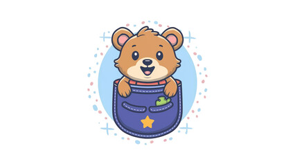 A tiny bear snug in a jar, a whimsical addition to cozy and cute visuals.
