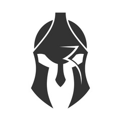 Logomark depicting a Roman helmet with a scratch resembling the letter Z