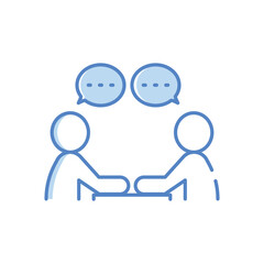 Negotiation  Vector icon