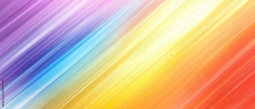 Poster vibrant diagonal gradient of pastel colors creating a dynamic motion effect for modern design projec